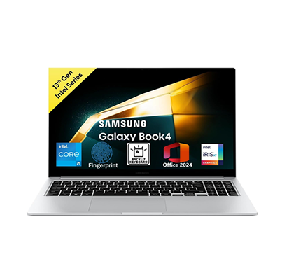 samsung (np750xgj-ls6in) galaxy book 4 (intel core i5-1335u/ 16gb ram/ 512gb ssd/ win 11 home/ ms office'2024/ fingerprint reader/ 15.6