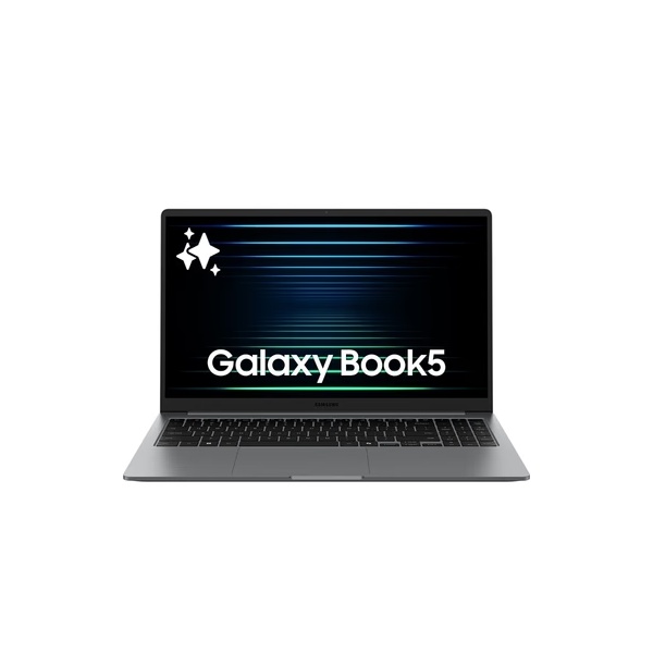 samsung galaxy book5 np750xhd-kd2in standard laptop (intel ultra 7 255u (ultra 2nd gen)/16 gb/ 512 gb/win 11 home/ ms office / 15.6' fhd screen/1.55 kg/backlit keyboard/ fpr/ lan port rj45/ slim metal body) 1 yr warranty