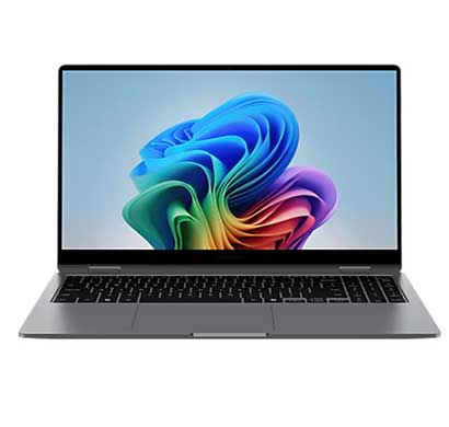 samsung galaxy book 5 360 (np750qha-lg4in) laptop ( intel ultra 7/ 32gb ram/ 1tb ssd / 15.6 inch touch screen with stylus pen/ windows 11 home/ ms office/ backlit keyboard), 1 year warranty