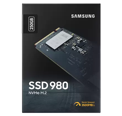 samsung 980 (mz-v8v250bw) 250 gb laptop, desktop internal solid state drive