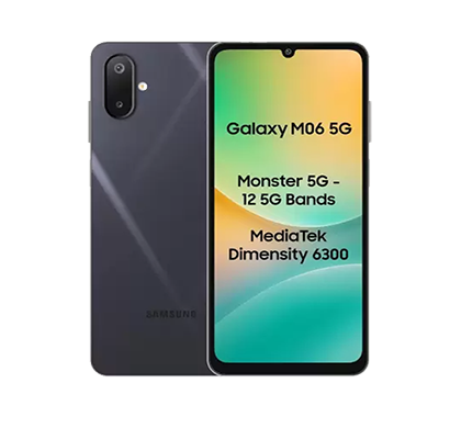samsung galaxy m06 5g (4gb ram, 128gb storage) mix color