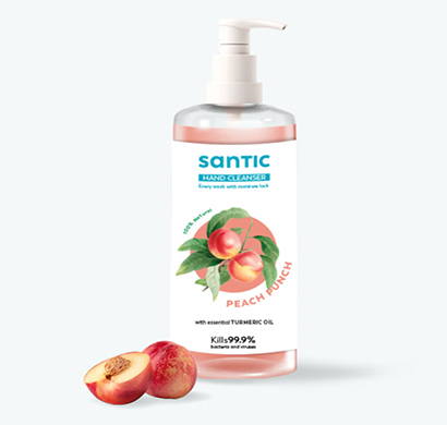 santic handwash peach 250ml