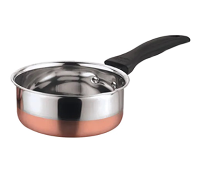 saucepan copper 14 cm stainless steel
