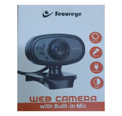 secureye web cam (s-wc100d) 480p hd resolution with build in mic