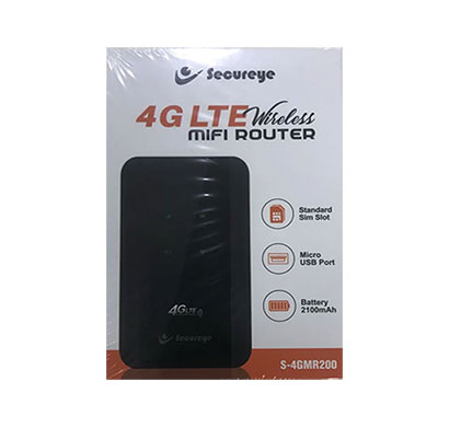 secureye s-4gmr200 dual band wifi hotspot device (black, 150 mbps)