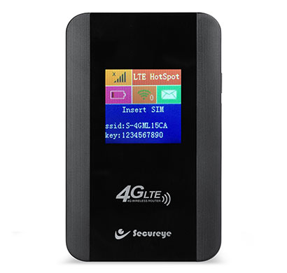 secureye (s-4gml300) dual band wifi hotspot device (black)