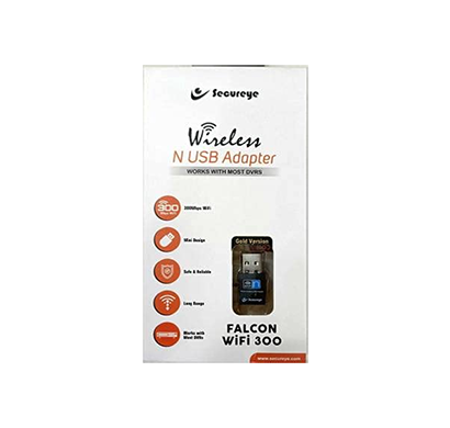 secureye falcon wifi 300 usb adapter (black)