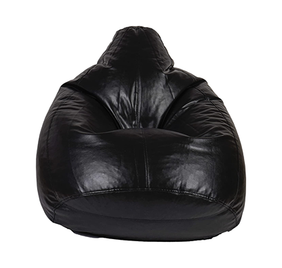 senego bean bag cover with double stitching , without beans , leatherette material , lightweight & easy to carry (xxl, mix colour)