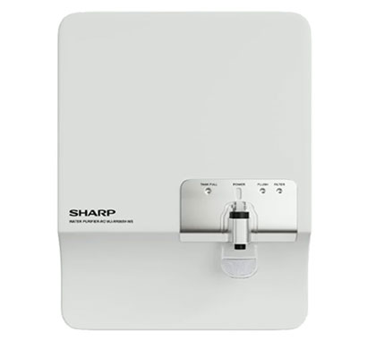 sharp (wj-rr065v-ws) ro + uv water purifier,7-stage purification (white silver)