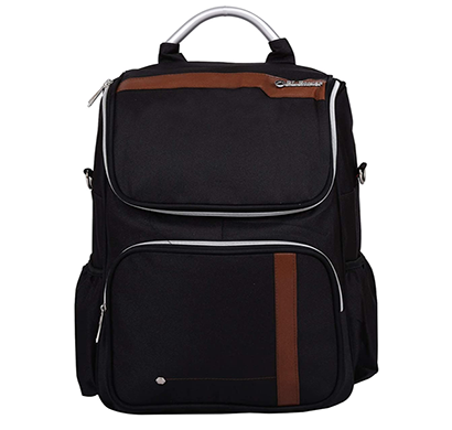 shopizone 13 inch macbook backpack college bag for men & women for travel trip - black