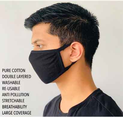 shrimath double layer washable face mask cotton (001p)