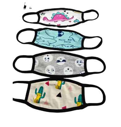 shrimath double layer printed mask kids (001p)