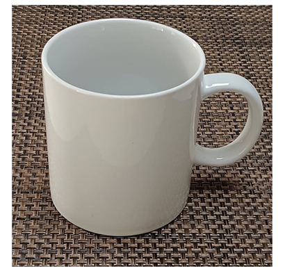 stallion 16 oz jumbo mug with c handle ,porcelain (imported) ,super white