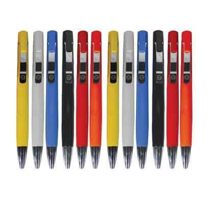 stolt helix plastic, ball point pen (multicolor) set of 12