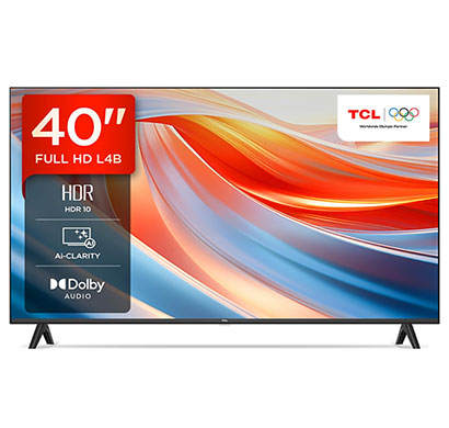 tcl (40l4b) 40 inches metallic bezel-less full hd smart android led tv black