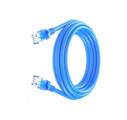 tenda (tep-c6ubl-2) patch cord cat6 cable 2m (blue and grey)
