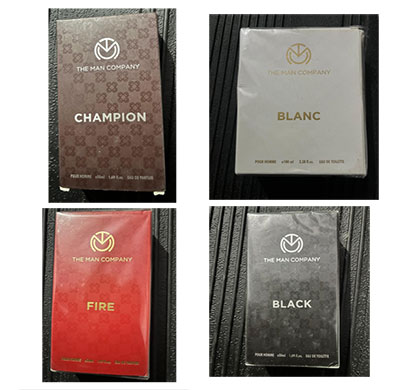 the man company perfume lot