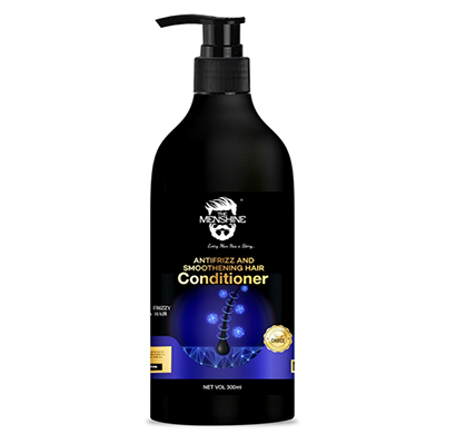 the menshine anti frizz and smoothening hair conditioner, loss preventive, reducing hair damage, conditioner for men and women-300ml