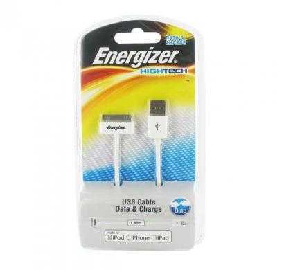 usb data+charge cable for iphone / ipod / ipad - white