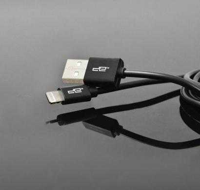 usb round cable black - 8 pin deca-1002r(blk8p)