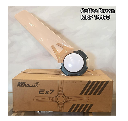 usha aerolux ex7 ceiling fan (coffee brown)