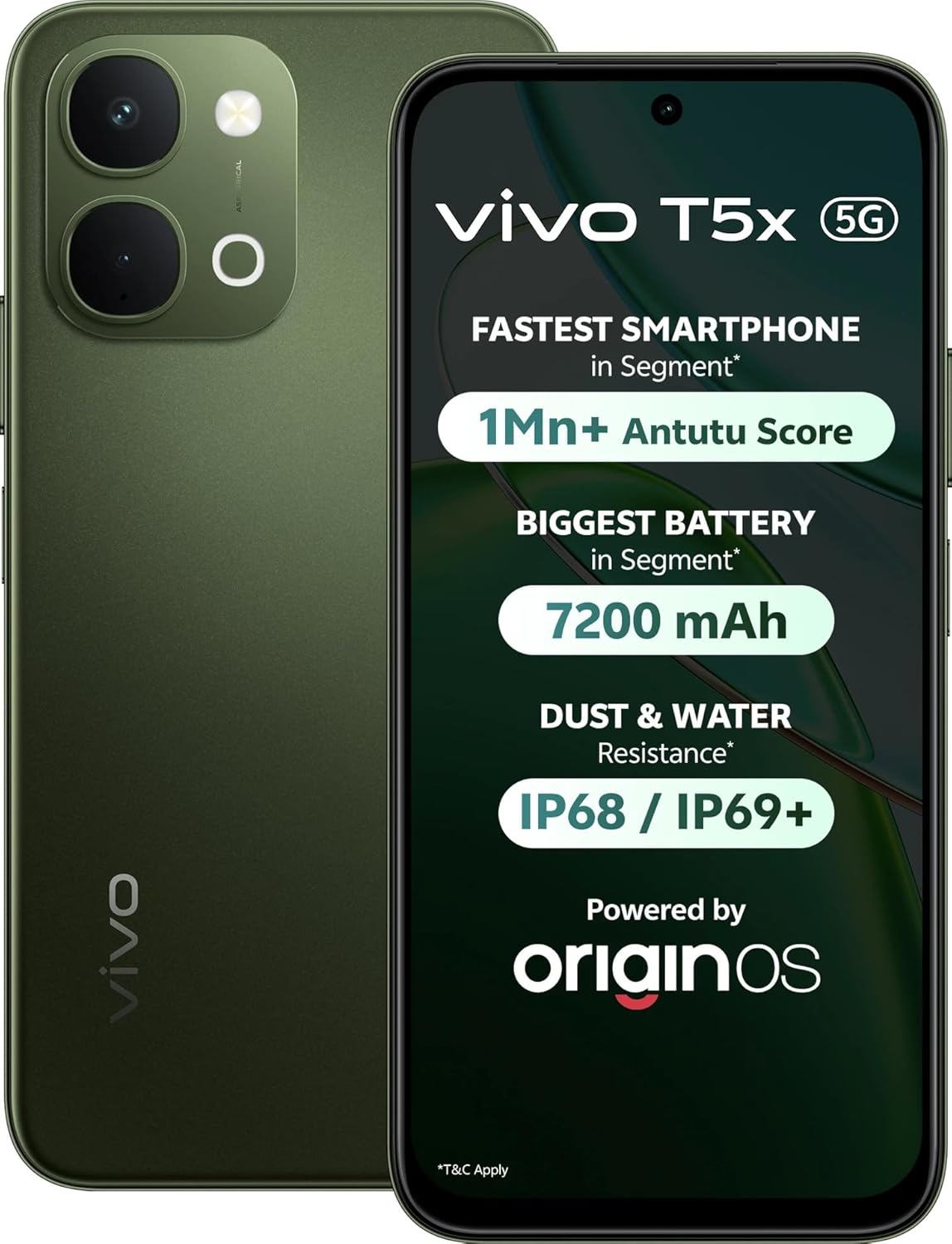 vivo t5x 5g (6gb ram, 128gb storage) mix colour