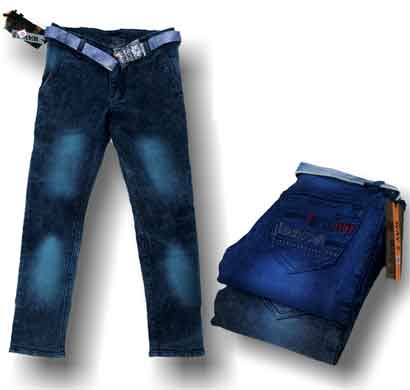 way 2 jeans kids for boys regular fit black and blue (32x40)