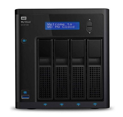 wd my cloud pro pr4100 network attached storage (black)