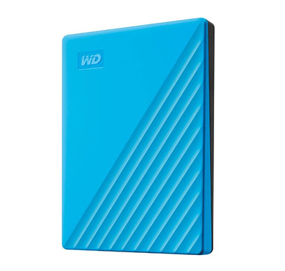 wd 2tb my passport portable hard disk drive (blue)