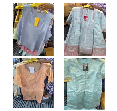 wishful aurelia apparels lot (kurti, top, shrug)