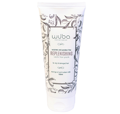 wuba nature's secret replenishing hair growth mask 100g (white)
