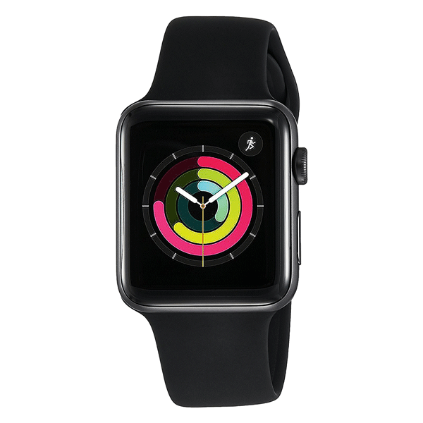 Wholesale Apple Watch Series 3 GPS 42mm Smart Watch (Space Grey Aluminum Case, Black Sport Band