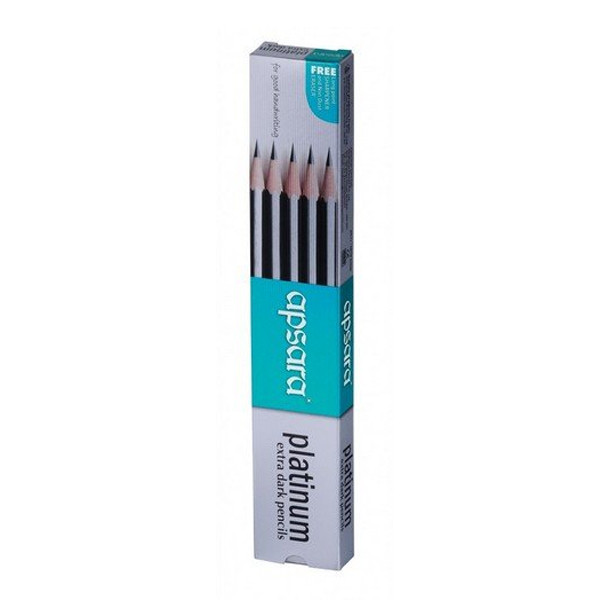 Apsara Platinum Extra Dark Pencils (Pack of 10)