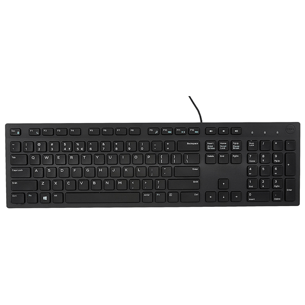 Dell KB 216 Wired USB Laptop Keyboard (Black)