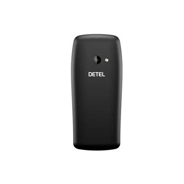 Detel D1 Star, 2.4 Inch Display,Camera,Dual Sim,Torch (Black)