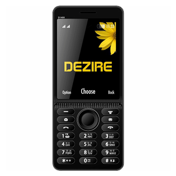 Detel D1400 2.8 inch Display/ Dual SIM (Black)