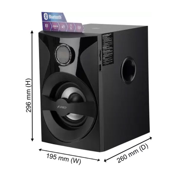 f&d f380x 2.1 channel multimedia bluetooth speakers