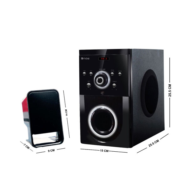 flow buzz 5.1 bluetooth home theater