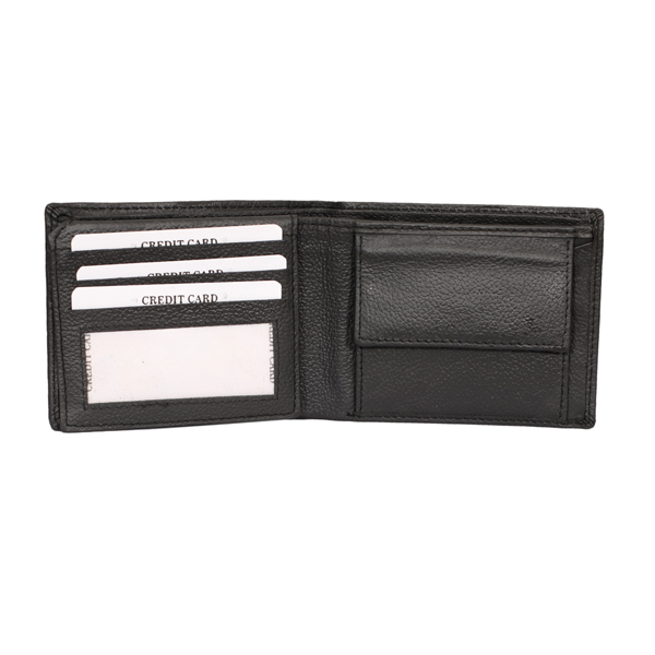 Fustaan Men Genuine PDM Leather Wallet (Black)