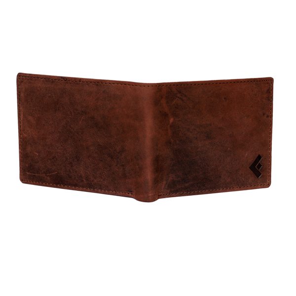 Fustaan Men Genuine Hunter Leather Men Wallet (Brown)