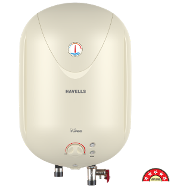 Havells - GHWAPTTIV025 , 25 Ltr Lvory Puro Turbo Storage Water Heater, 1 Year Warranty