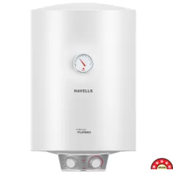 Havells - GHWAMTSWH035, 35Ltr Monza Turbo Storage Water Heater, White, 1 Year Warranty