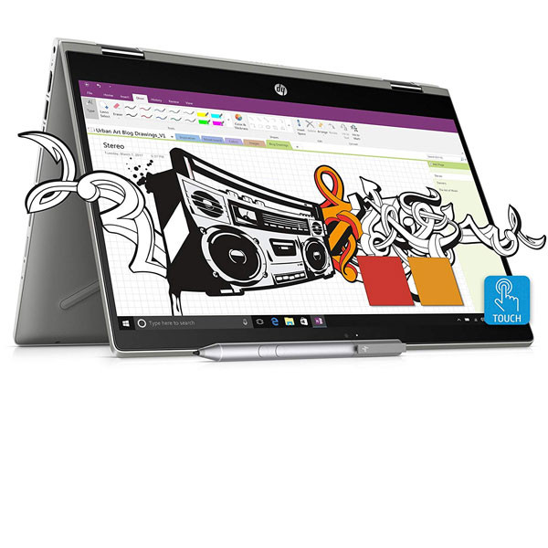 Hp Pavilion X360 14- Cd0081tu Intel Core I5 8th Gen 14-inch Touchscreen  (8gb Ram/ 256gb Ssd/ Windows 10/ Intel Uhd Graphics 620) Natural Silver