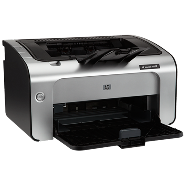 HP LaserJet P1108 Monochrome Laser Printer Silver Black