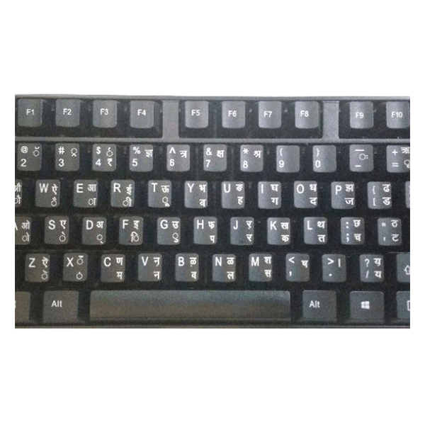 TVSE Keyboard Champ USB 107KEYS Bilingual Black