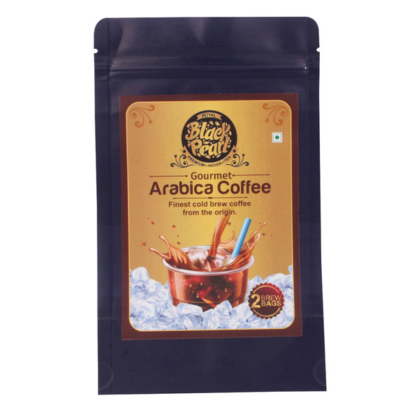 Royal Black Pearl Gourmet Arabica Coffee 2 Brew Bag Cold Coffee 50 gm