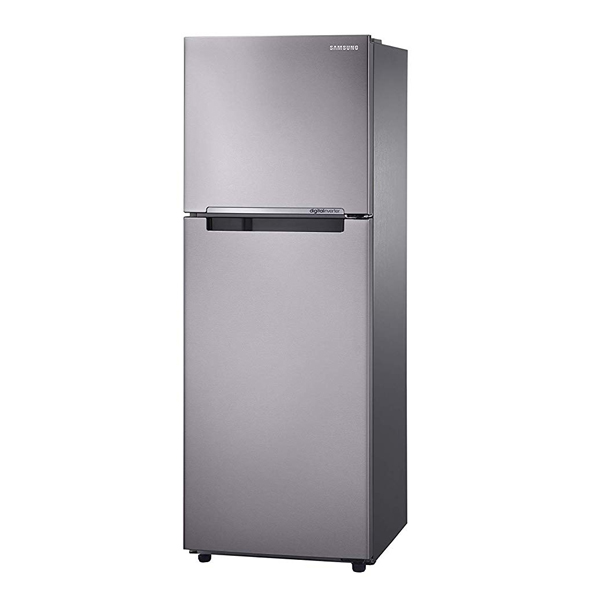 Samsung (RT28K3043S8/HL) 253 L 3 Star Frost Free Double Door Refrigerator, Inverter Compressor,Silver