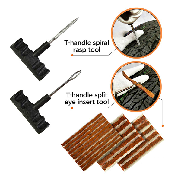 AmiciAuto Tubeless Tyre Puncture Repair Tools Kit