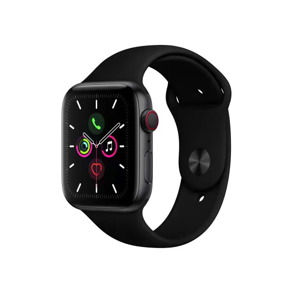 Apple watch 5 space grey online aluminium case black sport band