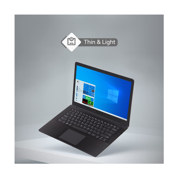 Avita PURA E14 (NS14A6INT441N-MBD) Thin and Light Laptop (Intel Core i3-10110U/ 4GB RAM/ 256GB SSD/ Windows 10 Home/ 14 inches/ Intel UHD Graphics/ 2 Years Warranty), Metallic Black
